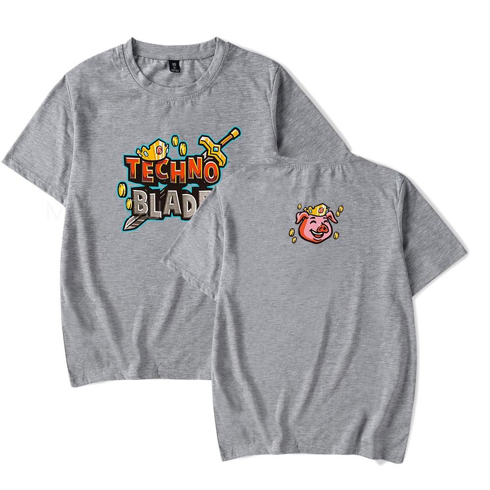 Technoblade Merch Tshirt Hot Sale Summer Tops Short Sleeve Unisex WoUnisex Tshirt Technoblade RIP RIP GOOD GAME Merch Anime Clothes
