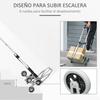 Stair Hand Truck, Portable, Wheels, 70 kg Load Capacity, Folding
