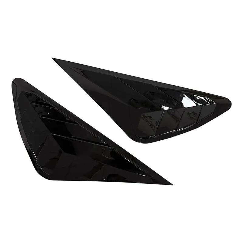 For Lexus RX270 RX450 350 2009-2014 ABS Plastic Window Quarter Louver Scoop Cover Side Vent Shutter Trim Car Adhesive Accessorie