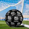 Sport Club Football Crest Printed Size 5 Soccer Balls, Anti-Slip, Protective Football, Outdoor Sport, a Unique Gift Suitable for Him/her, Birthday