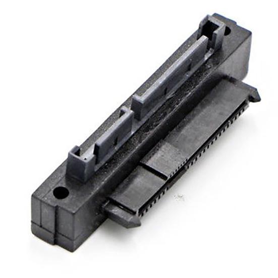 SFF-8482 SATA 22 Pin to 7+15 Pin SATA Male HDD Hard Drive Adapter 90 Degree Angle