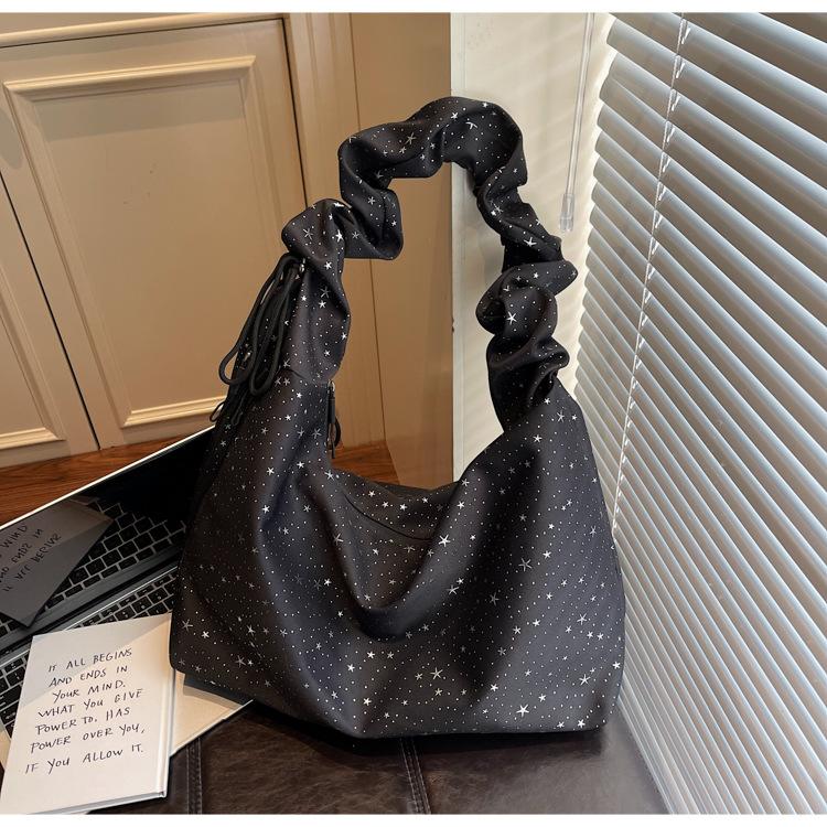 Diamds Bags for Women New Sweet Large Capacity One Shoulder Underarm Handbags Versatile Simple Commuter Crossbody Pouch