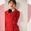 Medium and Long Double-sided Cashmere Coat for Women's Autumn and Winter New High-end Wedding Red Woolen Coat