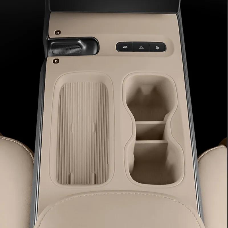 For NIO ET5 ET5T Central Control Gear Pad Wireless Water Filling Cup Silicone Pad Car Interior Modification Supplies