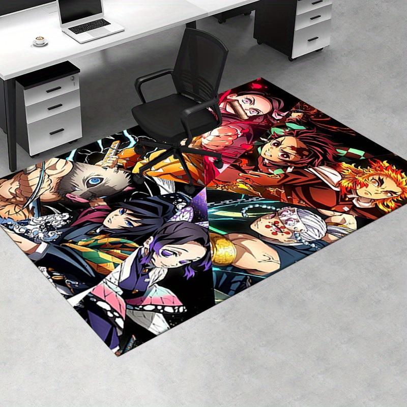 Office Carpet: Demon Slayer Theme Sofa Rug for Chair Protection