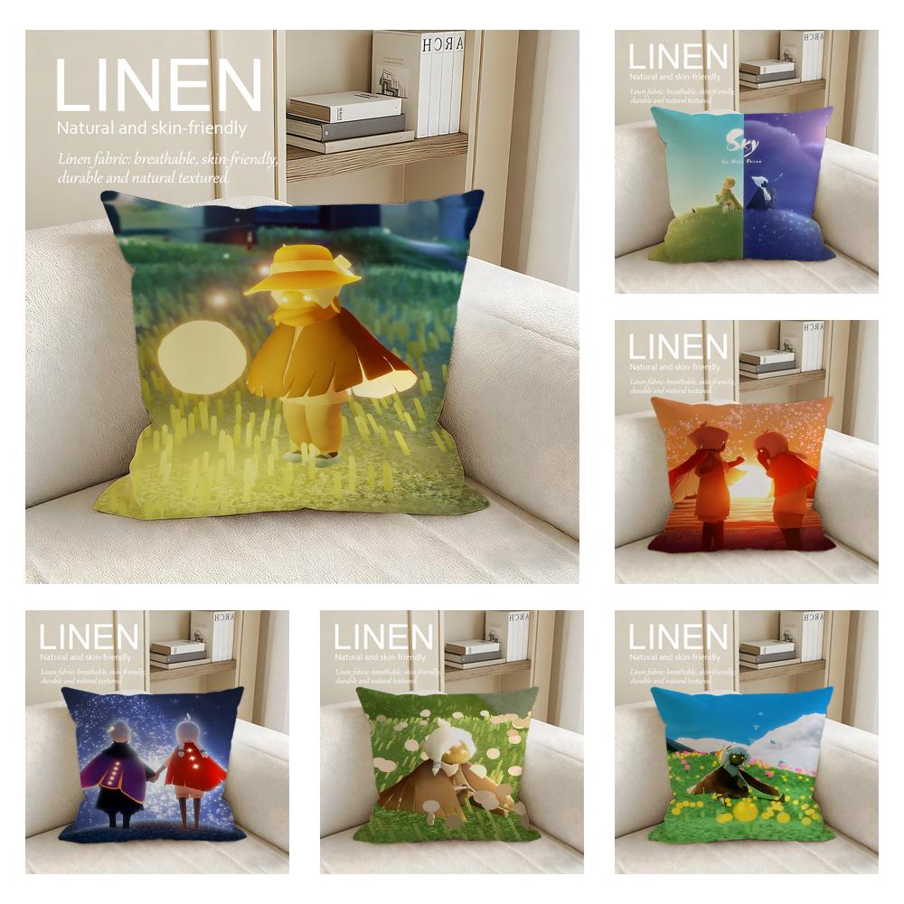 Sky Children of the Light Cushion Cover Pillowcase Set Pcs x x Breathable Washable Sofa Cushion Cover