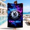 Football Club Emblem lion Beach Towel, Microfiber Beach Towel, Perfect For Pool, Beach, Travel, Home Decor Beach Party Fan gifts