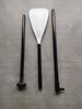 Pala Portátil Desmontable de Aluminio de Tres Secciones para Tabla de Paddle Surf/Tabla de Surf