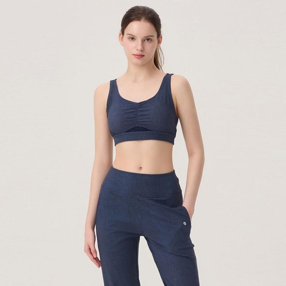 Huit Euro Jersey Indigo Denim Print Bra Top Htwtb5i07t IBU/S