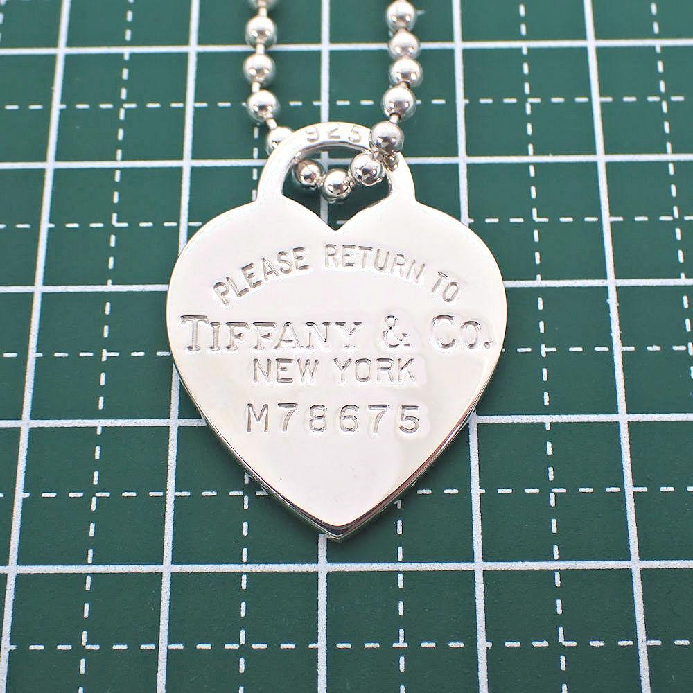 [Used] TIFFANY/Tiffany 925 Return To Heart Tag Long Pendant/j1-2