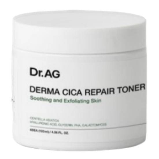 Dr.AG Derma Cica Repair Тонер-пэды – Успокаивающий и отшелушивающий уход 60 пэдов (120мл) Cica Repair Toner Pad 1