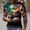 Summer Fashion Game Controller 3D Print T-Shirts Streetwear Casual Oversized O-Neck Short Sleeved Men's T-shirts