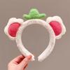 Comfortable Plush Hair Band Stylish Lovely Hair Hoop For Skin Care Bathing Nonslip Design Gentle On Skin