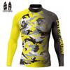 T-shirt Surfing Suit UPF50 Sunscreen Beach Swimsuit Diving Jellyfish Long Sleeve Split Top
