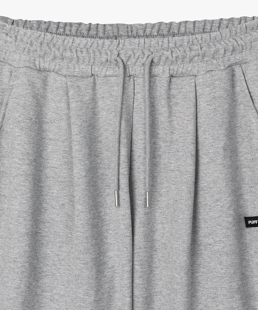 Peopeupeopeudebteu 3Pleats Bermuda Wide Sweat Shorts Gray
