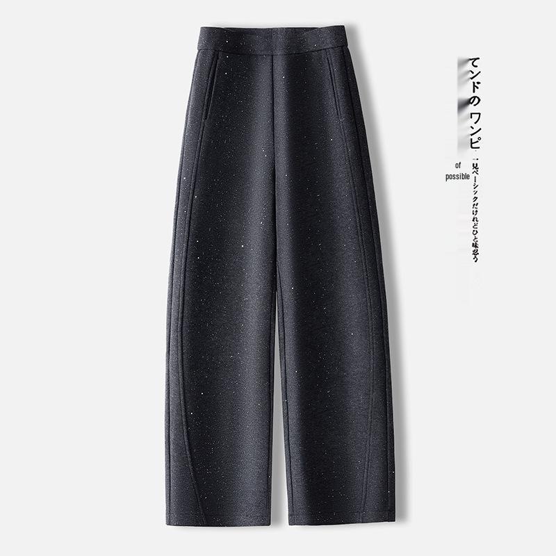 

Black High-Waisted Curved Leg Slimming Pants for Women - 2026 Spring/Winter Bestseller, Versatile Casual Fashion. XL /29 [Fits 115-125 lbs]