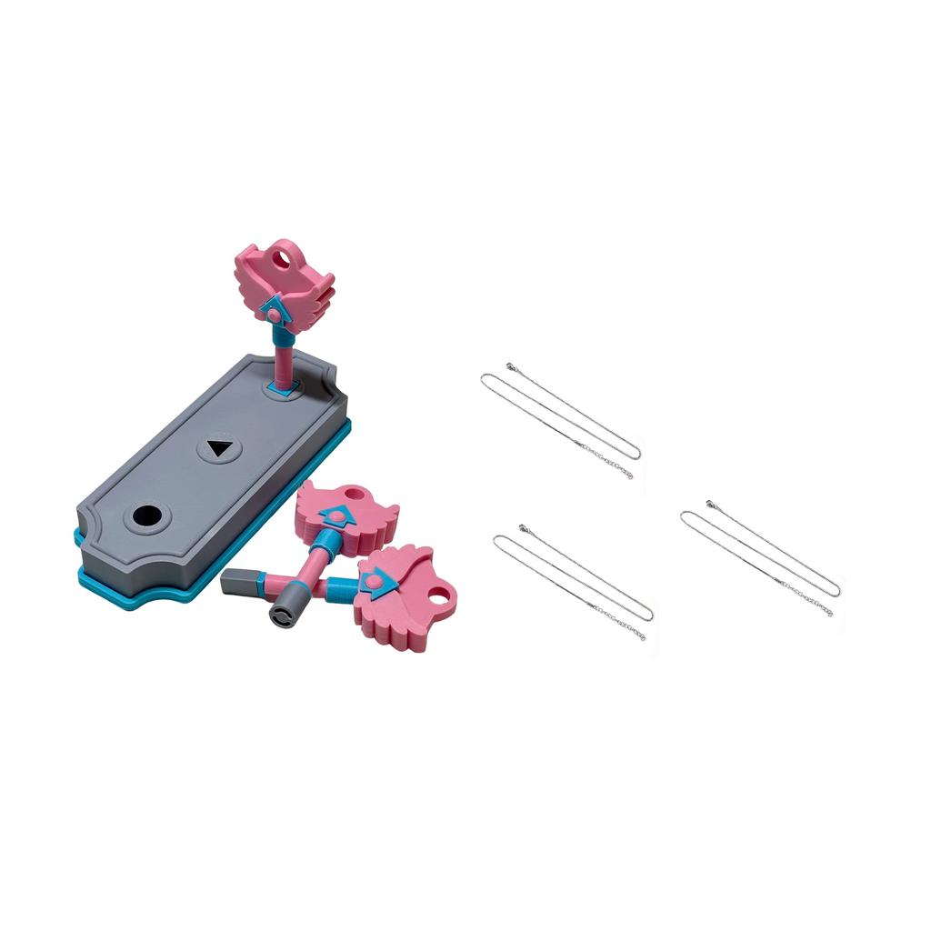 Korean Folk Game Season 3 3D Printed Necklace Traditional Playing Game Key Perfect for Family Parties TV Fans Collection Gifts