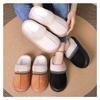 Women's Cotton Shoes with Winter Velvet and Thick Cotton Boots, Plus Size Versatile Women's Short Boots, One Foot Cotton Slippers