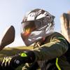 Unisex Full Face Motorcycle Helmet with LED Taillight, All-Season, Flip-Up, 3C/DOT Certified