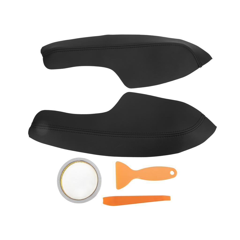 1 Par Svart Främre Dörrpanel Armstödsskydd Bil Interiörtillbehör Ersättning för Civic 2016?2021