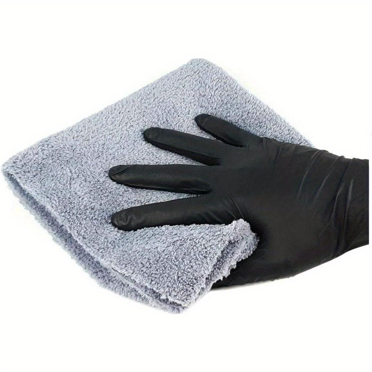 1/2/3/6Pcs 16Inch X 16Inch 400Gsm Edgeless Microfiber Car Towels Ultra Soft Auto Detailing Wash Drying Polishing Cloth