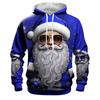 Felpe di Natale Babbo Natale Stampa 3D Uomo Donna Felpe con Cappuccio Oversize Harajuku Pullover Tuta Cappotto Abbigliamento Uomo
