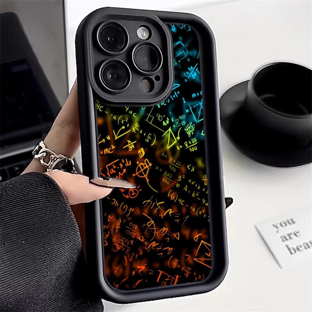 Angel Eye TPU Soft Phone Case for Samsung A05 A13 A23 A53 A14 A24 A34 A54 A15 A25 A35 A55 S20 S23 FE S24 Ultra Ae71 Creative Brain Mathematicians