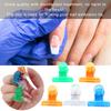 10pcs Nail Extension  glass Manicure Extend Form Acrylic Tips 5pcs Nail Art Clamps