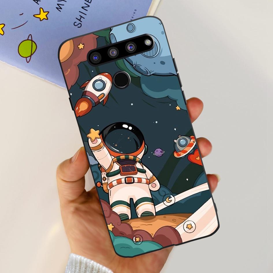 For LG V35 ThinQ Case Cover For LG V40 V50 V50S ThinQ Shockproof Silicone Cases Fashion Flower Soft Funda For LGV50 ThinQ Bumper