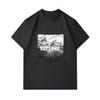 Men's 100% Cotton Crew Neck Short Sleeve T-Shirt, Explore Mountain Hiker Graphic Casual Summer Tee for Outdoor Adventure Daily Wear