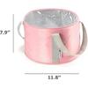 Folding Bucket,Collapsible Outdoor Bucket Portable Travel Basin Heat Waterproof Tub (Gray)