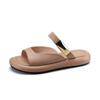 One-word Flat-bottomed Semi-sandals and Slippers