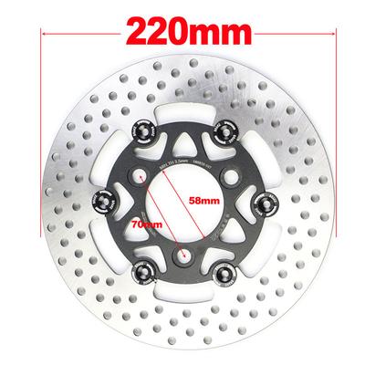 Universal RPM 220mm Motorcycle Brake Disc Rotor Floating Disk Floating Pitching for Street Bike Pedal Bike Pitbike Honda Yahama