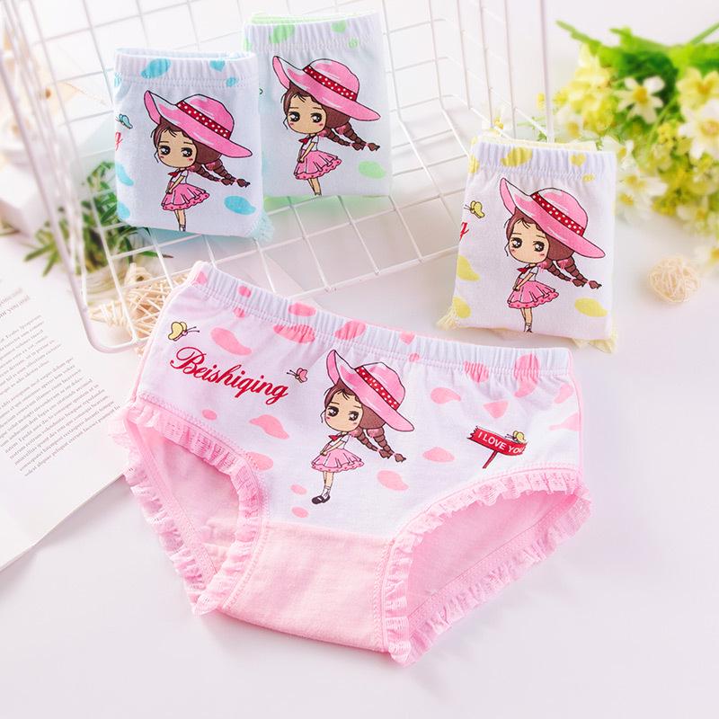 Girls' A-Class Cotton Summer Panties - Toddler to Big Kid Boxer Briefs