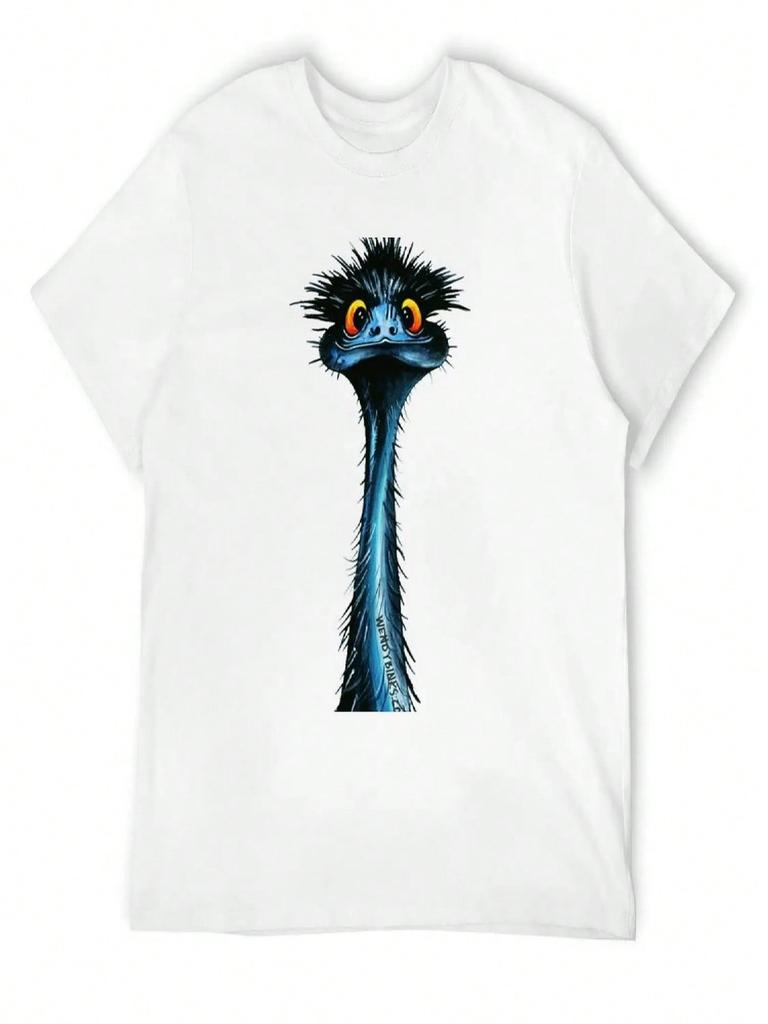 Maglietta Emu Stupito Vestiti Anime T-shirt Semplici Oversize Personalizzate Magliette Oversize Per unisex