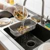 Thickened Kitchen Sink Drain Basket Stainless Steel Utensil Organizer  Kitchen