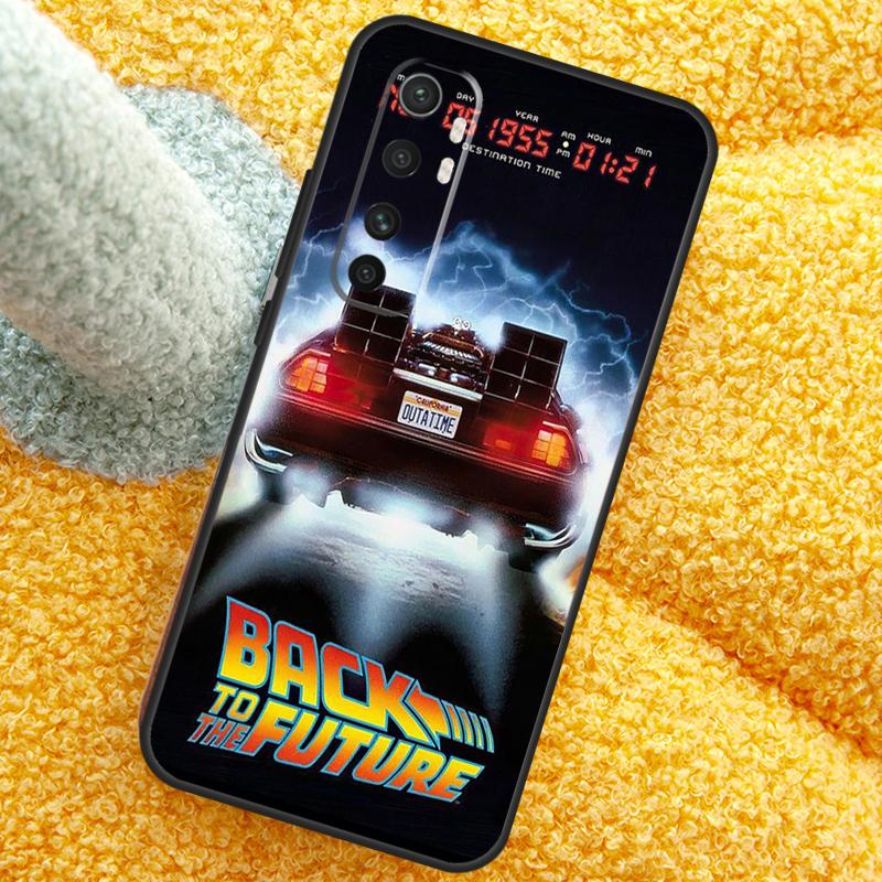 Back To The Future Time Machine Case For Xiaomi 15 Ultra 14 13T 14T 15T 17 Pro Max  Cover For POCO X7 Pro X5 X6 F5 F6 F7 F8