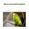 Metal Frame Projector Screen Foldable Design and Highly Definition Resistant To Light Wide Viewing Angles