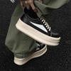 Neues Nischen-Design Dunkle verdickte Sport High-Street-Style Niedrige Plateauschuhe Trendige Schuhe