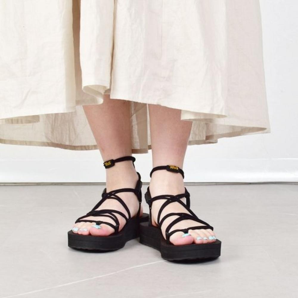 Teva Women S Lace Up Strap Sandal Midform Infinity Stvf2417890 Blk 220