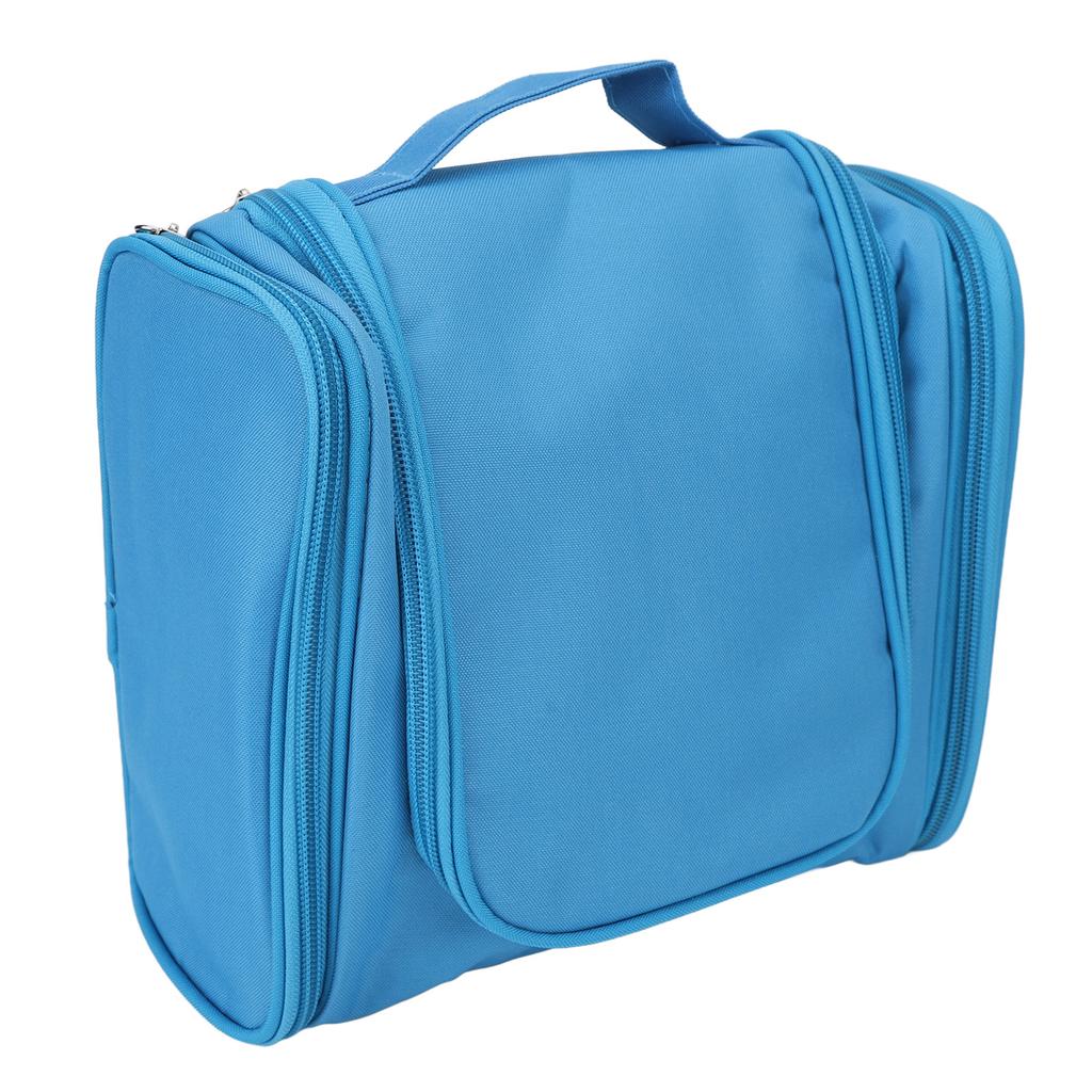 Hanging Toiletry Bag Large Capacity Portable Waterproof Travel Cosmetic Storage Bag for Travel Bathroom Blue