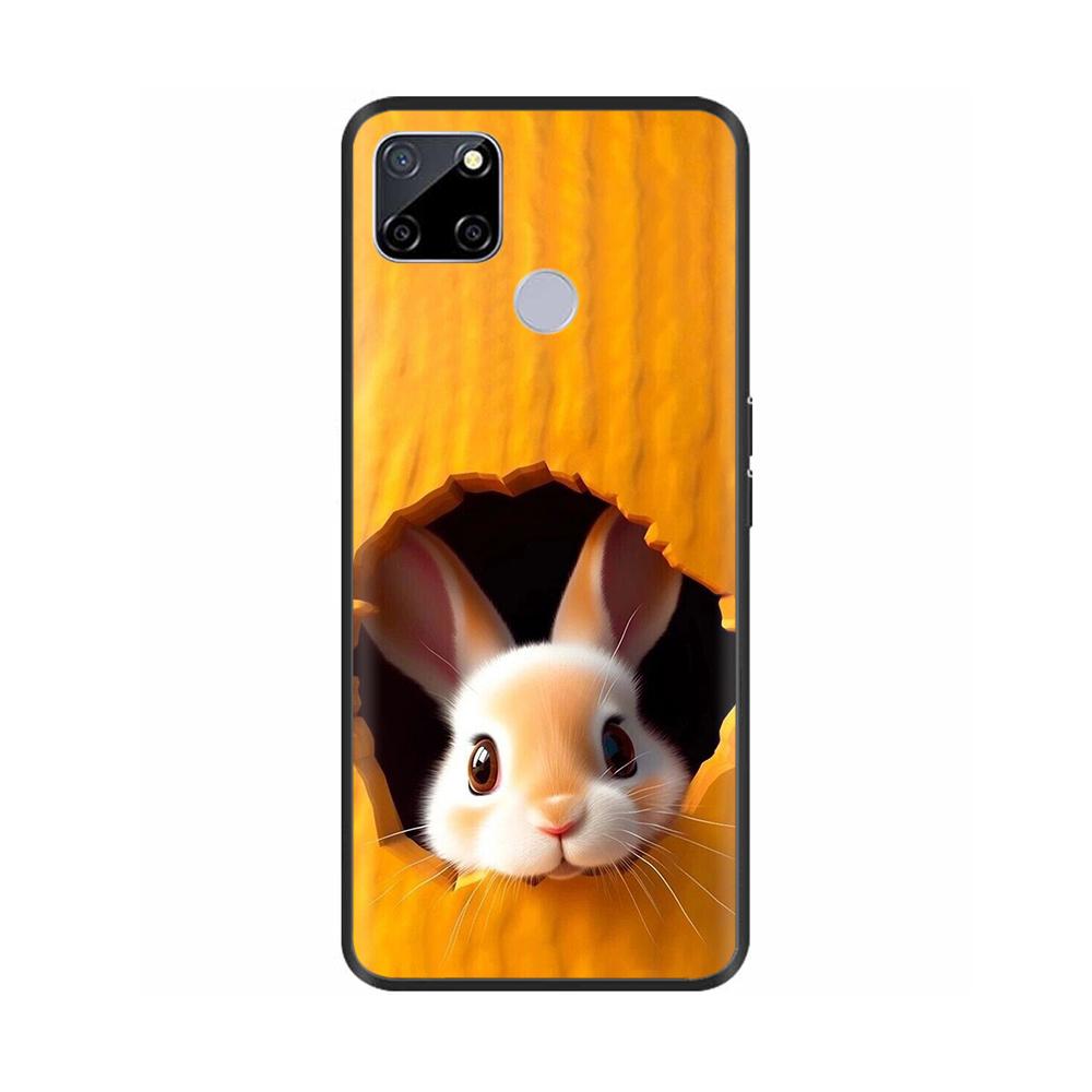 Case For Realme C25 C25s Coque Realme 7i RMX2193 Soft Cartoon Silicone Fundas Phone Case For OPPO REALME C12 Capa Cover Bumper
