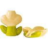 WAIT FLY Flower Shape Toothbrush Holder, Bathroom Decor-Pink-Tulip Toothbrush Holder