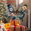 1PC Explosive Acrylic Flat Butterfly Flower Creative Pendant Car Rearview Mirror Decoration Pendant Home Festival