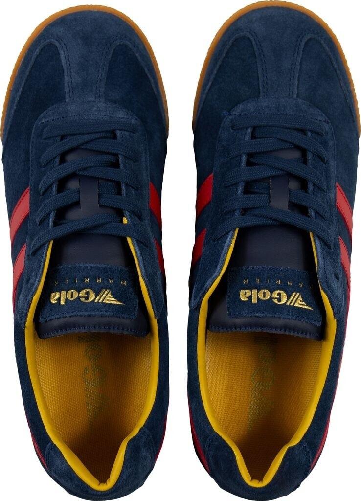 Gola Harrier Suede Sneakers (CMA192) Gola Harrier Suede (CMA192) Navy/red/sun