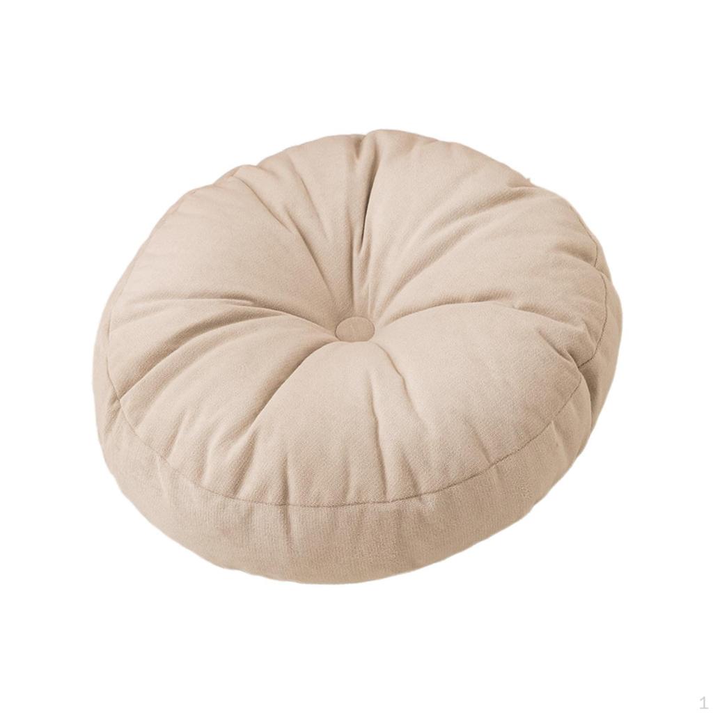 Round Floor Pillow Cushion Pad, Soft Decorative Portable Meditation Cushion, for Home Couch