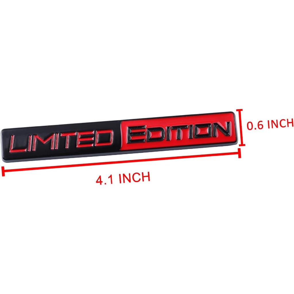Cool Car Sticker Limited Edition Truck Emblem Upgrade Badge 3D Metal Auto Racing Sport Emblem for Truck Fender Rear Trunk Side Decal with Sharp