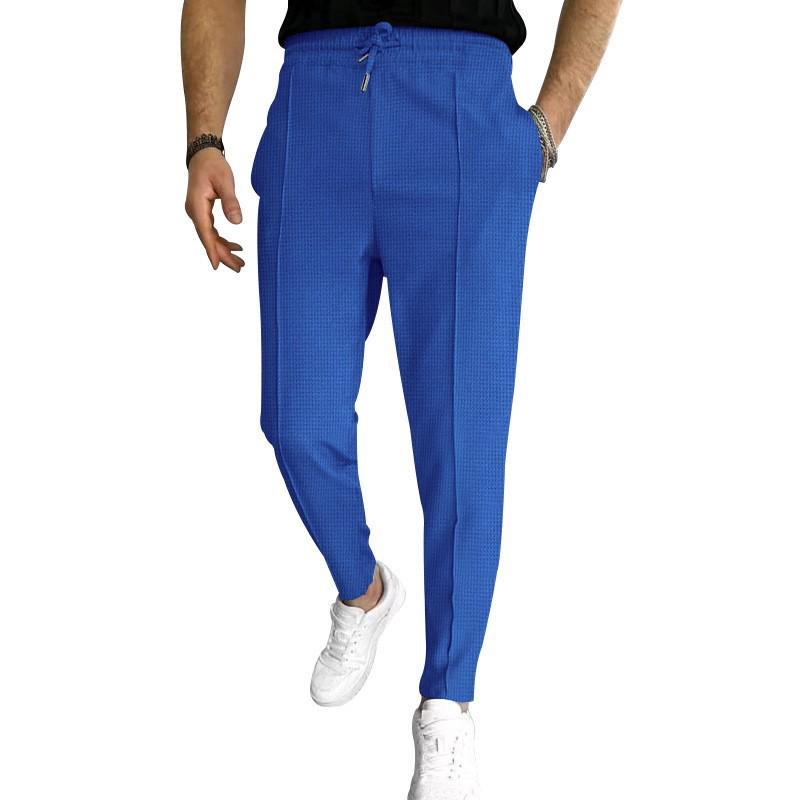 2024 Men's Waffle Knit Casual Sports Pants