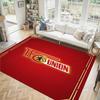 Union Berlin FC Design Kristall Samt Teppich Gemütlich Non?Rutschfester Teppich mit Aufdruck für Schlafzimmer Wohnzimmer Eingang