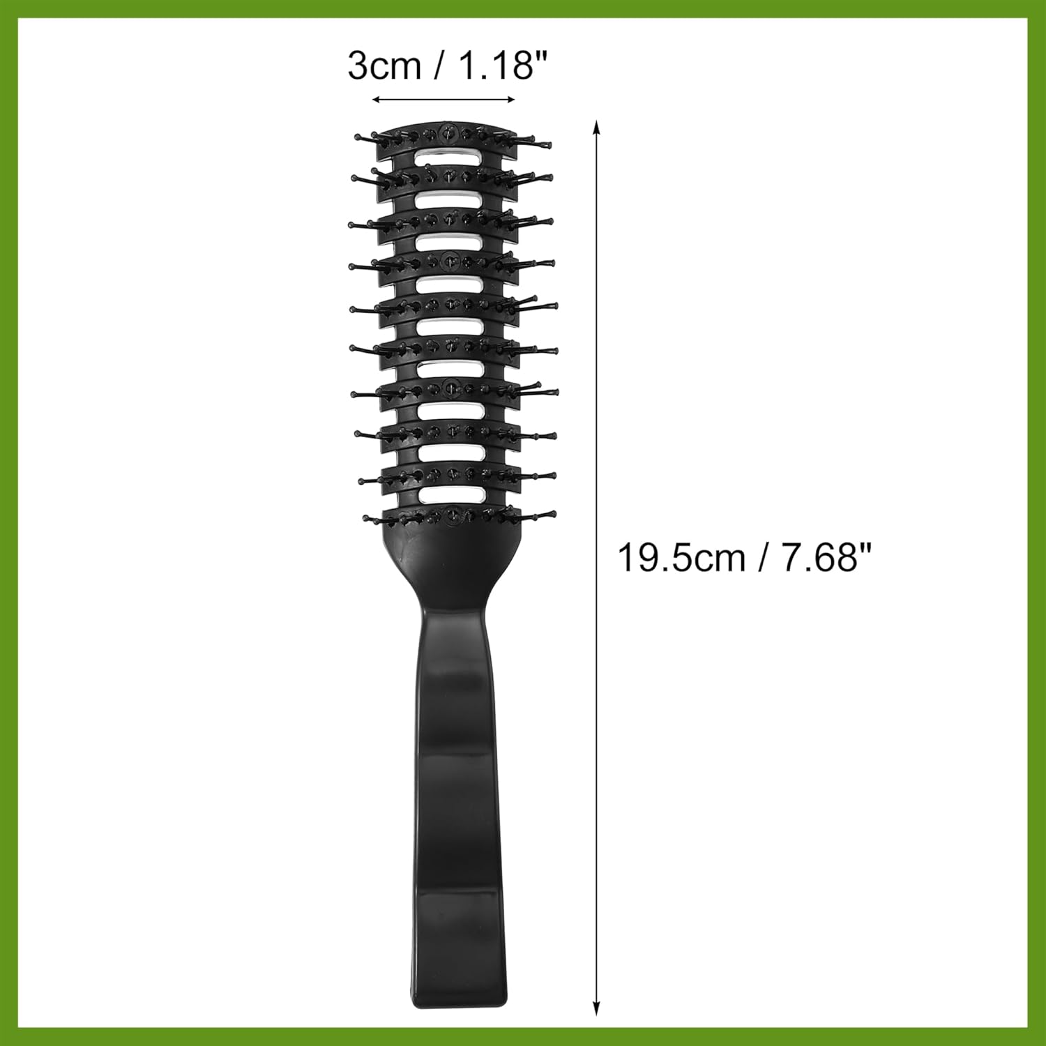 Grid Hair Brush, Shower Detangler Need to Vent Detangling Brush, PP Black Beauty